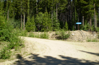 Take road on left at the sign pointing to Brent Mtn trail 2010-07.
